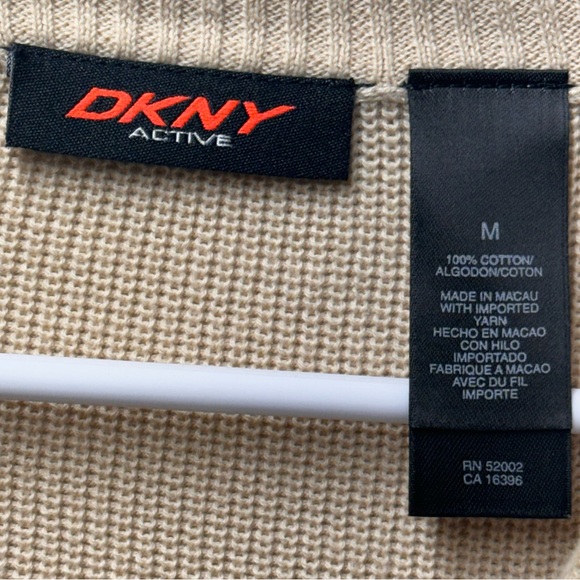 DKNY Active Imported Cotton Fleece Sweatshirt - Picture 9 of 10